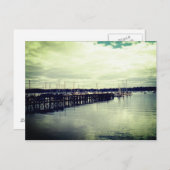 Boat Dock Briefkaart (Voorkant / Achterkant)