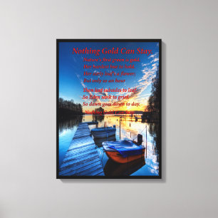 Boat Dock Canvas Afdruk