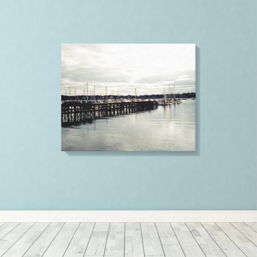 Boat Dock Canvas Afdruk (Insitu (Houten vloer))