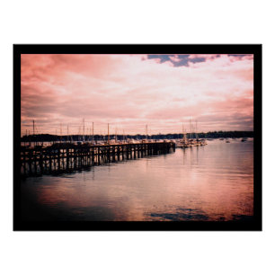 Boat Dock Perfect Poster