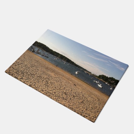 BOAT EN BEACH SCENE DEURMAT (Schuin)