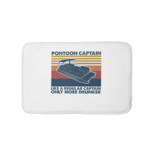 Boat Gift Funny Pontoon Boat Gift Idee Badmat