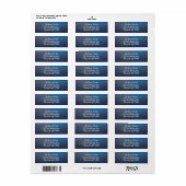Boat Harbour Return Address Labels (Full Sheet)