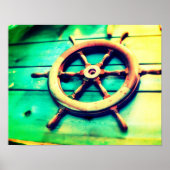 Boat Helm Poster (Voorkant)