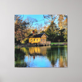 Boat House Canvas Afdruk