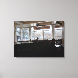 Boat House Canvas Afdruk