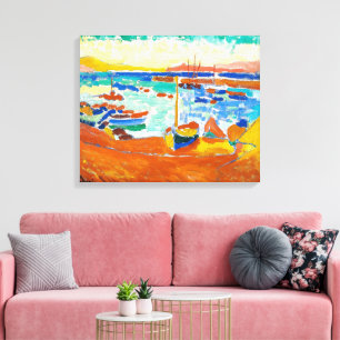 Boat in Collioure   Andre Derain   Canvas Afdruk