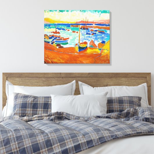 Boat in Collioure | Andre Derain | Canvas Afdruk (Insitu (Slaapkamer))