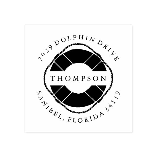 Boat Life Rubberstempel (Afrduk)