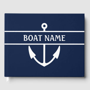 Boat Name Anchor Gastenboek