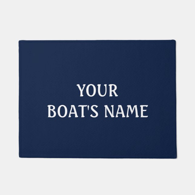 Boat Name Dock Mat (Voorkant)