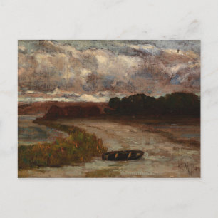 Boat on the Shore - Edward Mitchell Banister  Briefkaart