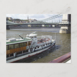 Boat op de Donau Briefkaart