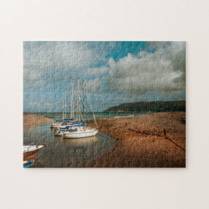 Boat op foto van Porlock Weir Legpuzzel
