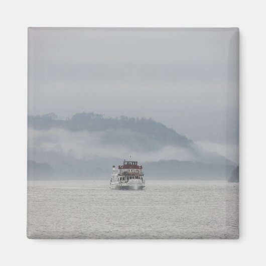 Boat op Windermere Magnet Magneet (Voorkant)