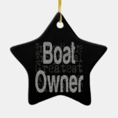 Boat Owner Extraordinaire Keramisch Ornament (Achterkant)