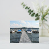 Boat Pier - Chautauqua Lake Briefkaart (Staand voorkant)
