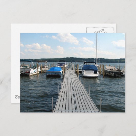 Boat Pier - Chautauqua Lake Briefkaart (Voorkant / Achterkant)