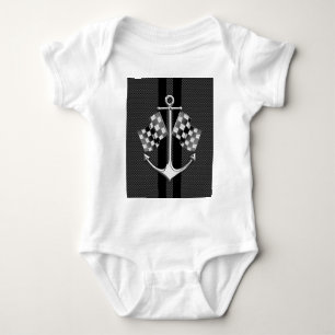 Boat Racend Nautisch in koolstofvezelstijldecor Romper