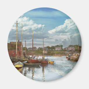 Boat - Rockport Mass - Motif Number one - 1906 Magneet