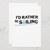 Boat Sailing Gift Heartbeat Funny Sailboat (Voorkant / Achterkant)