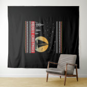 Boat Sailor Sailing Ugly Kerstmis Sailing Gift Wandkleed (In Situ (horizontaal))