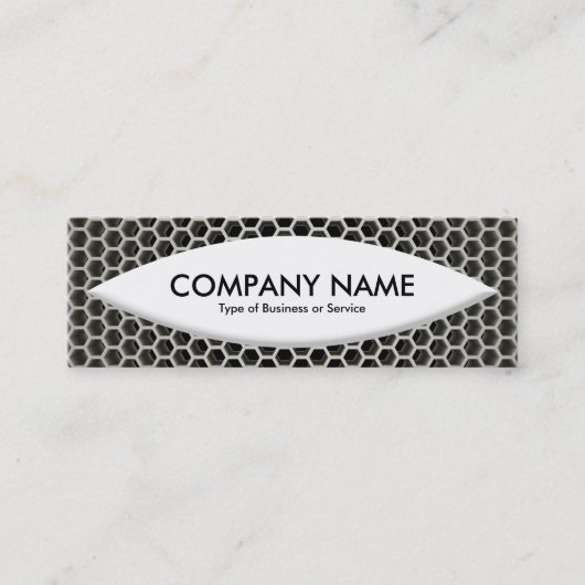 Boat Shape - Honeycomb Warm Mini Visitekaartje (Voorkant)