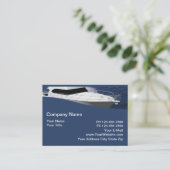 Boat Theme Moderne Visitekaartjes (Staand voorkant)