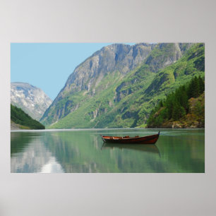 Boat van het Poster Vikingen