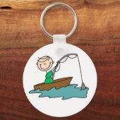 Boat Vissen Sleutelhanger (Voorkant)