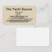 Boat Yacht Theme Visitekaartjes (Voorkant / Achterkant)