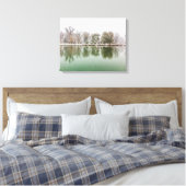 Boathouse, Bospark Canvas Afdruk (Insitu (Slaapkamer))