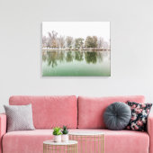 Boathouse, Bospark Canvas Afdruk (Insitu (Woonkamer))
