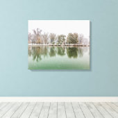 Boathouse, Bospark Canvas Afdruk (Insitu (Houten vloer))