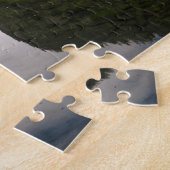 Boathouse in het Obersee-meer in Alpen in Duitslan Legpuzzel (Zijkant)