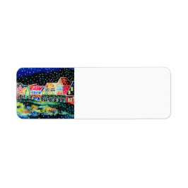 Boathouse Row Philadelphia Label