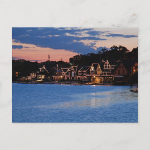 Boathouse Row schemk Briefkaart