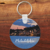 Boathouse Row schemk Sleutelhanger (Voorkant)