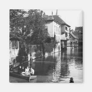 Boating aan de Gera in Erfurt Magneet