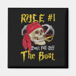Boating Captain Pirates Fun Pirate Dont Herfst Off Magneet