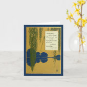 Boating Card with Wind in the Willows Quotation Kaart (Gele Bloem)