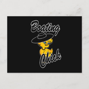 Boating Chick #4 Briefkaart