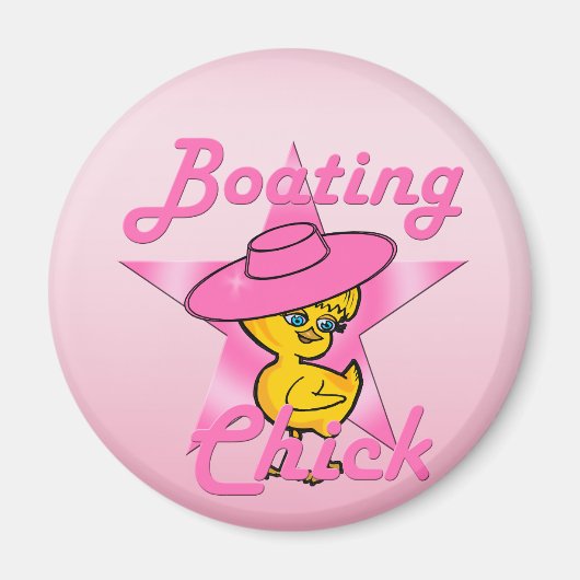Boating Chick #8 Magneet (Voorkant)