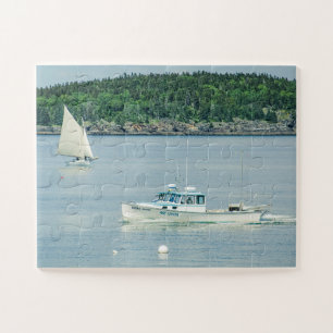 Boating in Bar Harbour Maine Legpuzzel