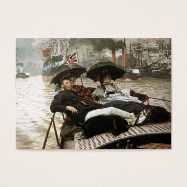 Boating op de haven visitekaartje (Voorkant)