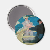 Boating Party van Mary Cassatt, Fine Art Magneet (Voorkant / Achterkant)