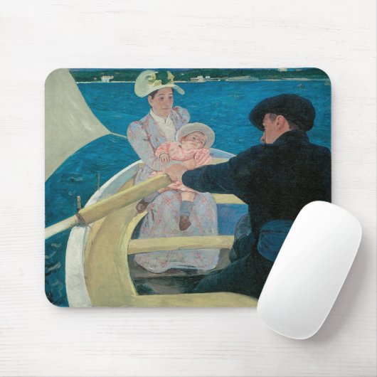 Boating Party van Mary Cassatt,  Fine Art Muismat (Met muis)