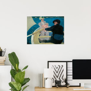 Boating Party van Mary Cassatt,  Fine Art Poster