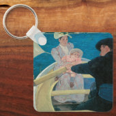 Boating Party van Mary Cassatt, Fine Art Sleutelhanger (Voorkant)