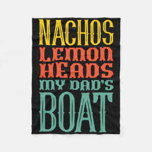 Boating Sailing Nachos Lemon Heads De boot van mij Fleece Deken